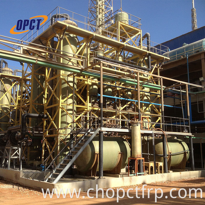 Potassium sulfate fertilizer production line with 10000tpy Mannheim furnace build by silicon brick plant